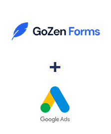 Integração de GoZen Forms e Google Ads Integração de GoZen Forms e Google Ads