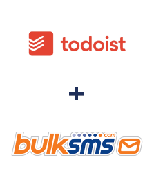 Todoist ve BulkSMS entegrasyonu Todoist ve BulkSMS entegrasyonu